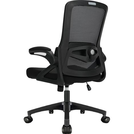 Silla de oficina, diseño ergonómico, altura regulable, color negro. (1/2)