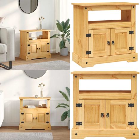 Meuble TV Gamme Corona pin mexicain 80x43x78 cm - Meuble Tv - Meuble Tv Corona - Meuble Hi Fi - Armoire Tv - Rangement Tv - Home & Living (1/5)