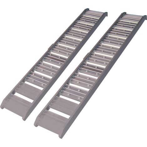 Alu Rampe 500 kg (1 Paar) Auffahrrampe Auffahrschiene Verladerampe