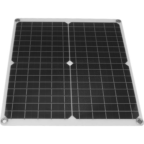 Kit panneau solaire 25W etanche avec controleur 100A camping model S25 Kit panneau solaire 25W etanche avec controleur 100A camping model S25