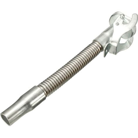 Conduit de carburant automobile en acier inoxydable, bec verseur pour jerrican en acier inoxydable de style américain