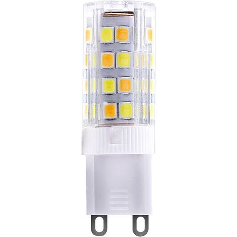 Ampoule LED G9 en céramique haute tension 220V/110V, type « corn lampadaire », pour miroir, phare, lustre ou applique murale extérieure. (1/5)