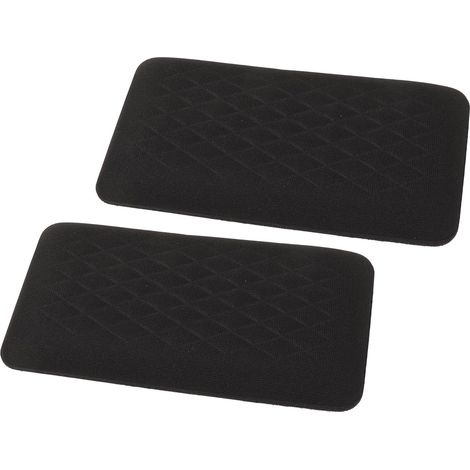GARRYFIZH Tapis de sol de voiture en éponge souple universel pour console centrale de voiture, genouillères et coudières noires (1/5)