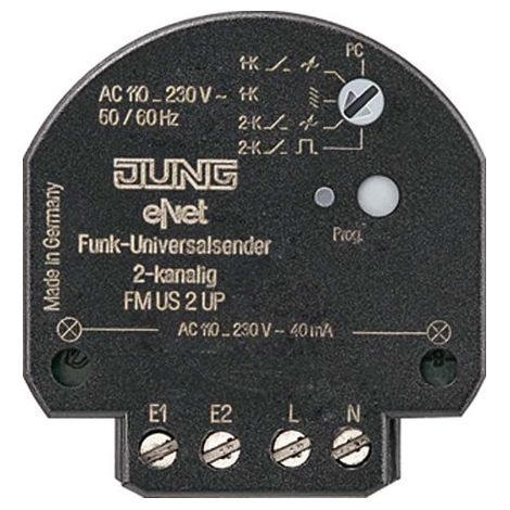 JUNG FUNK-UNIVERSALSENDER 2-KANALIG FM US 2 UP