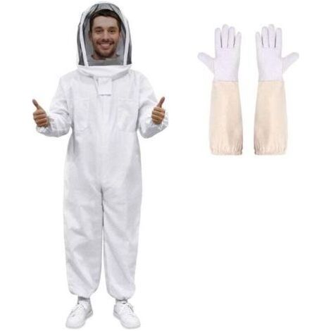 Combinaison Apiculteur en Tissu Épais et Coton de haute qualité, avec caractéristiques : Cuir (1/5)