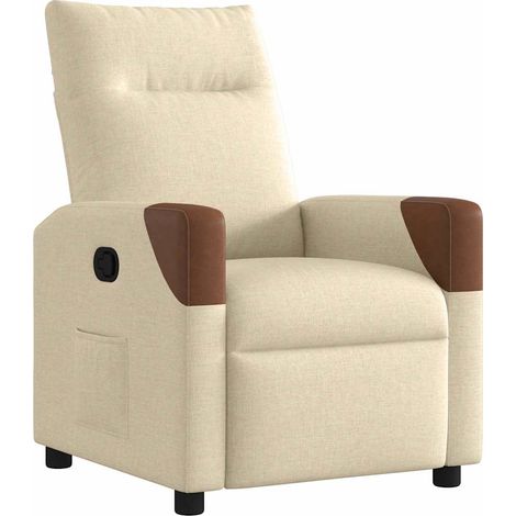 Maison Exclusive - Relaxsessel Creme Stoff