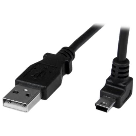 StarTech.com USBAMB1MU - Câble USB 2.0 Type-A vers mini USB 2.0 B coudé (Mâle/Mâle - 1 m) (1/5)