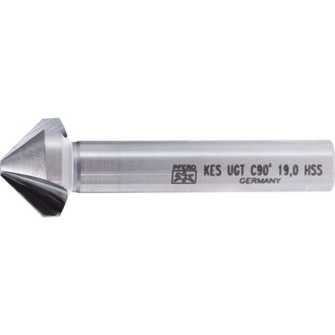 PFERD HSS Kegel-und Entgratsenker UGT 90° Ø 19 mm Schaft-Ø 10 mm DIN 335 C mit Ungleichteilung (1/4)
