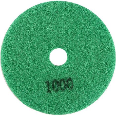 100-mm-Diamantpolierscheibe (4 Zoll) für Marmor und Stein, Schleifscheibe mit 1000er Körnung (1/5)