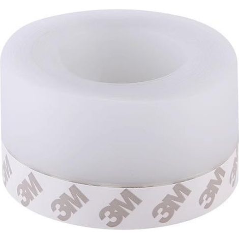 Bande d'étanchéité autocollante en silicone transparent 2,5 cm x 10 m pour portes et fenêtres, coupe-froid, isolation phonique (1/5)