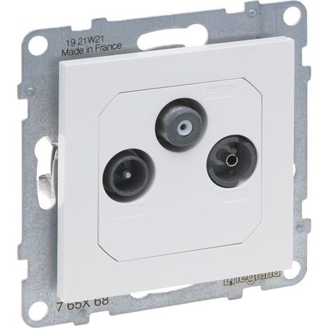Legrand DURCHGANGSDOSE TV-R-SAT F.HD-T (765168 SEANO) (1/3)