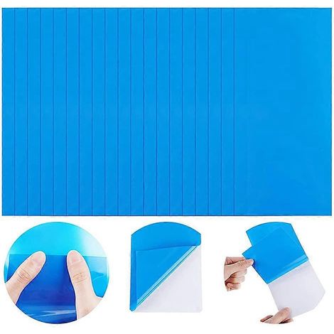 Patchs de réparation auto-adhésifs en PVC, 20 pièces, patchs en vinyle pour la réparation de revêtements de piscine et de bateaux, patchs en caoutchouc vinyle pour la réparation de bateaux gonflables (1/5)
