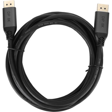 Câble DP Mâle à Mâle 8K 3M Compatibilité Universelle pour Moniteurs et PC (1/5)