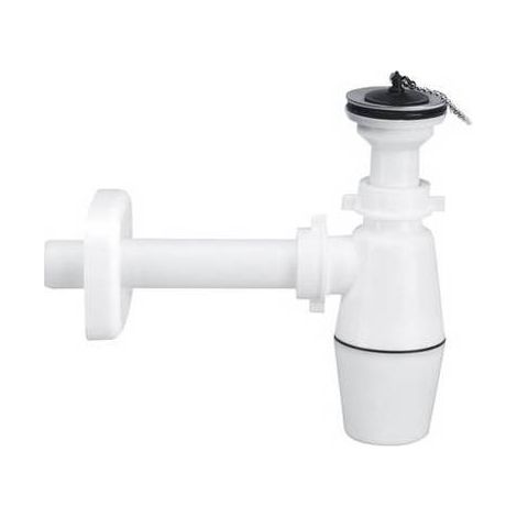 SIFONE A BOTTIGLIA PER LAVABO CON PILETTA Misura: 1"1/4 x 32
