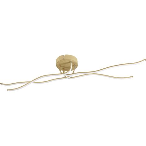 Éclairage LED de plafond à l’aspect bois Roncade 2 110 cm - 901105