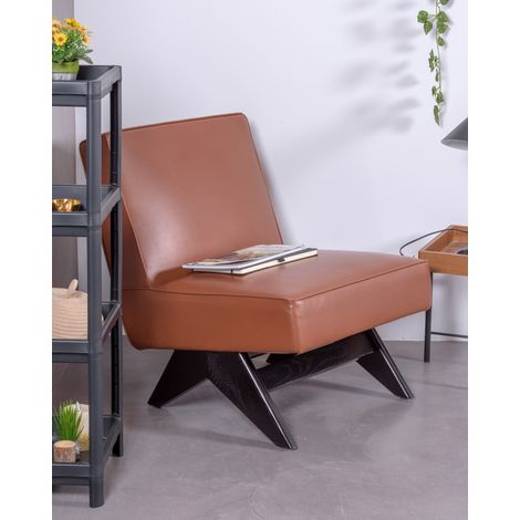 Nest Dream - Vintage-Sessel aus Eschenholz - West - Braun