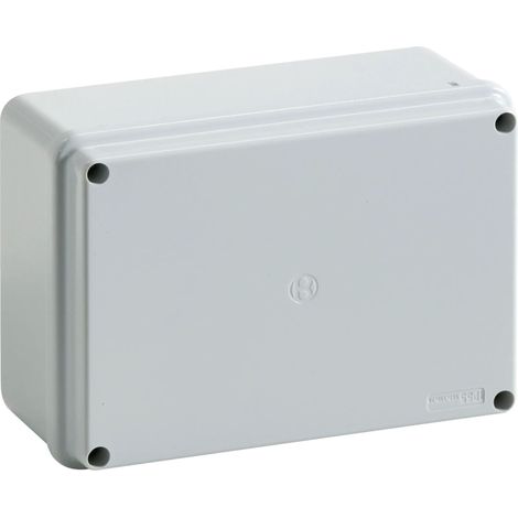 Cassetta di derivazione stagna da parete con viti metalliche grigio ip56 03 vm bocchiotti b04843 (1/2)