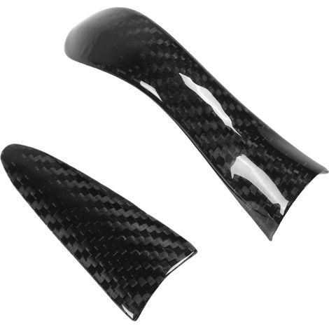 Kit de remplacement en fibre de carbone pour pommeau de levier de vitesses, cadre de volant et garniture, pour INFINITI Q50 2014-2017 (1/5)