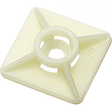 ELEMATIC BASETTA P/FASCETTA BIDIREZION 27X27 MM 100 PZ