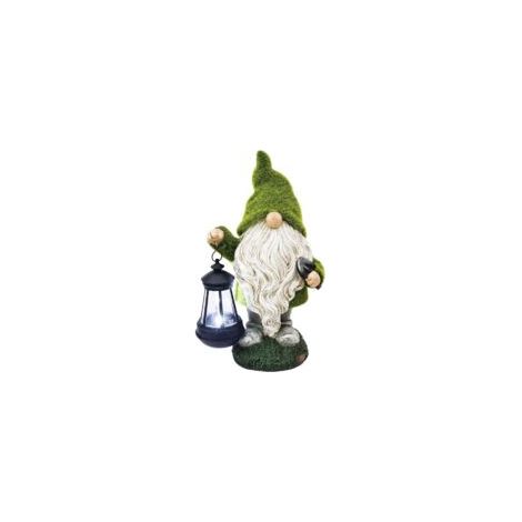 33cm Drôle Nain Statue de Jardin Extérieur Ornements, Étanche Résine Figurine Nain de Jardin pour Cour Extérieure Décoration (1/5)