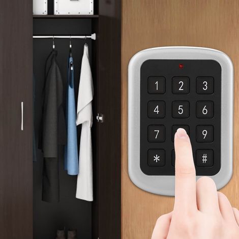 Serrure électronique à code de sécurité pour la maison, verrou de tiroir pour armoire ou classeur.