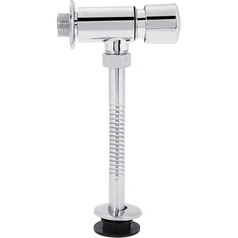 Soupape de vidange d'urinoir. outil durable de rinçage de main de toilette de salle de bains de valve de rinçage d'alliage de zinc durable (1/5)