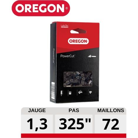 Chaine tronçonneuse Oregon PowerCut 72 dents .325 - 20LGX072E
