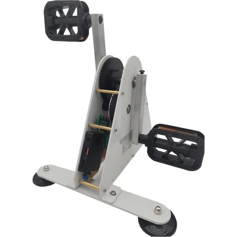 Portable Pédale Générateur Réhabilitation Formation Dispositif Spinning Vélo Double Sortie USB DIY Fitness Geared Pédale Générateur(Upgrade Version 100W)