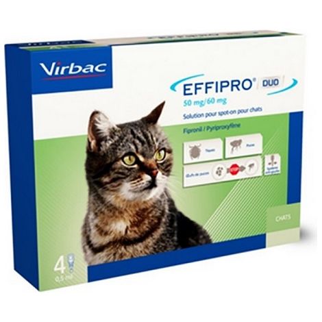 EFFIPRO DUO SPOT ON 4 Pipetas para Gatos
