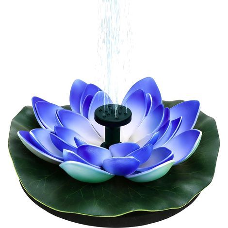 30cm Hanging Bird Bath with Solar Fountain, Outdoor Solar Powered Hanging Fountain, Multifunctional Bird Basin. (1/5)
