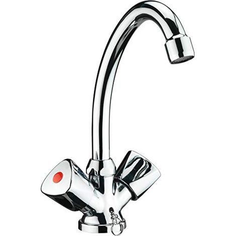 CORNAT LI113 1930 Lisa 2 Grip Pipe lavabo chr (1/3)