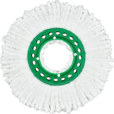 Tête de balai réutilisable de balai rotatif pour Libman Tornado. Têtes de rechange en microfibre épaisse pour balai rotatif pour Libman Tornado, faciles à remplacer et lavables en machine, nettoyage à (1/5)
