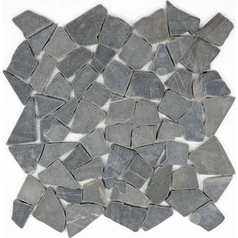 MOSAIQUE PALLADIEN GRIS 1 PLAQUE 30 x 30 CM CASA LINEA