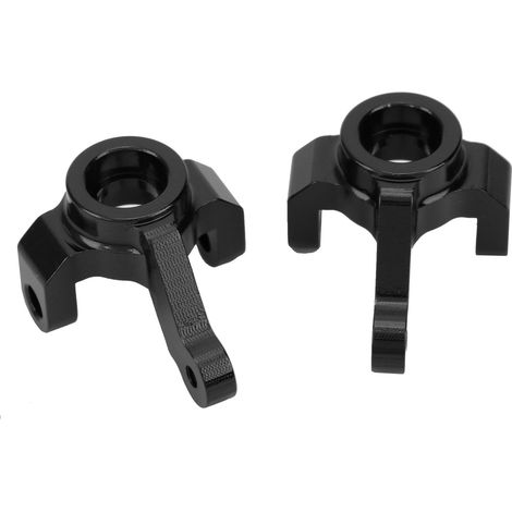 2 Pièces de Direction en Alliage d'Aluminium pour Suzuki JIMNY, Pièces de Rechange et Accessoires Améliorés pour Voiture RC, Noir (1/5)