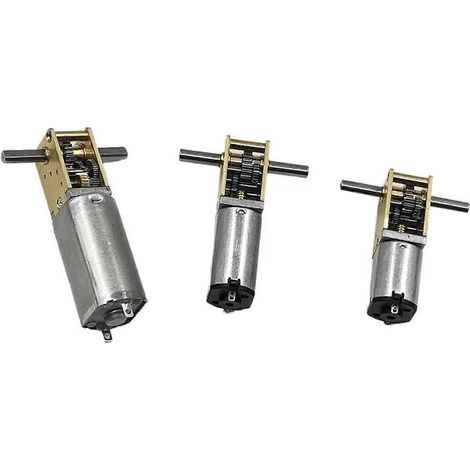 N20-Doppelwellen-Schneckengetriebemotor, Ganzmetall-3V/12V-Getriebe, Präzisionsantrieb für niedrige Drehzahlen (1/4)