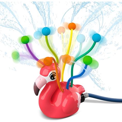 Arroseur d'eau pour enfants, avec 6 tubes mobiles en éponge, joli arroseur d'extérieur pour tuyau de jardin, jouets d'été pour jardin, jardin, pelouse, jouets amusants pour animaux de compagnie (1/5)