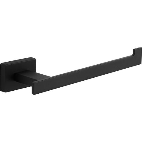 Porte-papier toilette APOLLO, noir mat (1/2)