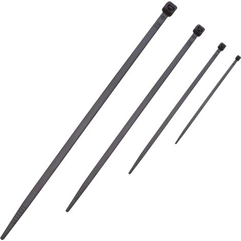 50 Pezzi Fascette Stringicavo Nero 4,8 X 300 MM