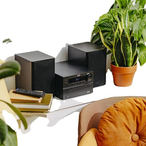 Mini Tour HI-FI, Puissance de 50W RMS, Connectivité Bluetooth, Lecteur CD et USB, Radio FM, Design Compact (1/5)