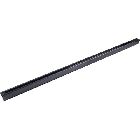 Rail triphasé noir 1 m avec alimentation Polux 327819 (1/2)