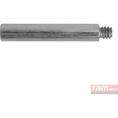RALLONGE Patte à Vis RAM 7X10 Pas de 150 Acier zingué-1 pièce