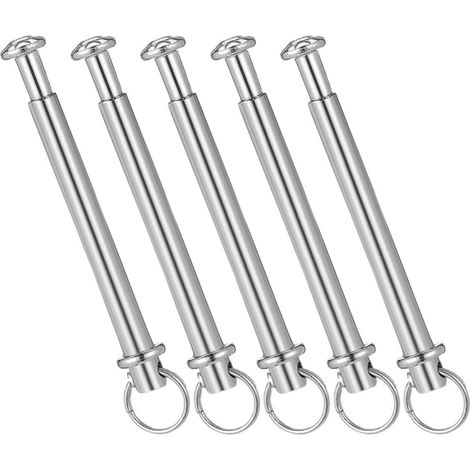 Kit d'accessoires pour ventilateurs Healeved en acier inoxydable, composé de 5 pièces, comprenant