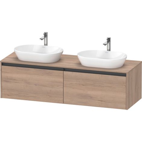 Duravit Ketho.2 bâti-support de lavabo en console, découpe du