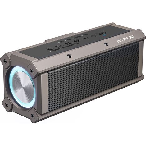 Haut-parleur Bluetooth sans fil Caisson de basses stéréo étanche USB TF AUX Jmax