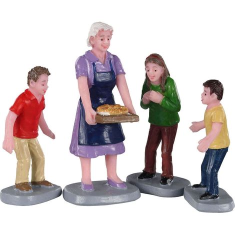 Lemax Family Tradition S/4 - Tradizione di famiglia S/4 per villaggio di Natale