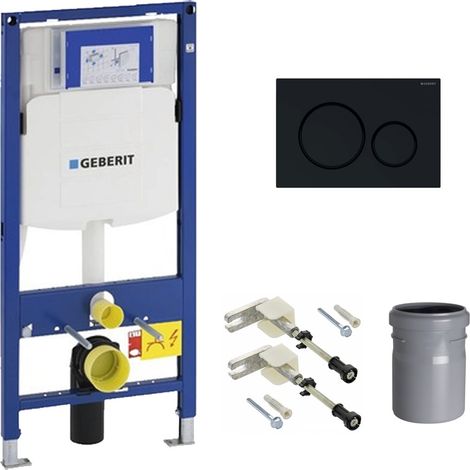 Duofix UP320 Pack Marco soporte + Placa de accionamiento Sigma20 negra (UP320-H)