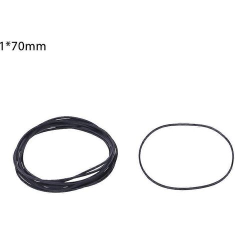 Ersatzgummiriemen für riemengetriebene Plattenspieler – 70 mm faltbar