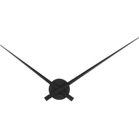 1 Horloge murale, Aiguille XL, Métal aluminium, Diamètre 90cm, Noir, Intérieur moderne (1/4)
