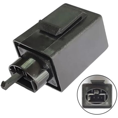 Relais électronique à 3 broches pour clignotants LED compatible avec la plupart des modèles Honda Flash Relay 3 broches