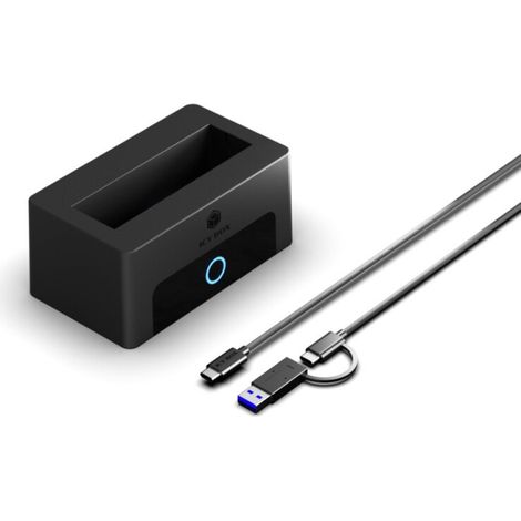 Icy Box Dockingstation IcyBox für M.2 NVMe 2,5/3,5 HDD/SSD (IB-1123M-CU31)